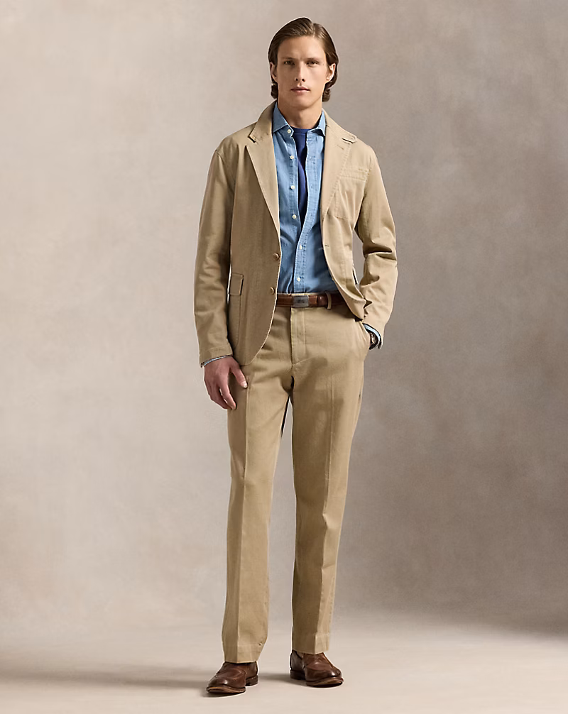 スラブ ツイル スーツ トラウザー