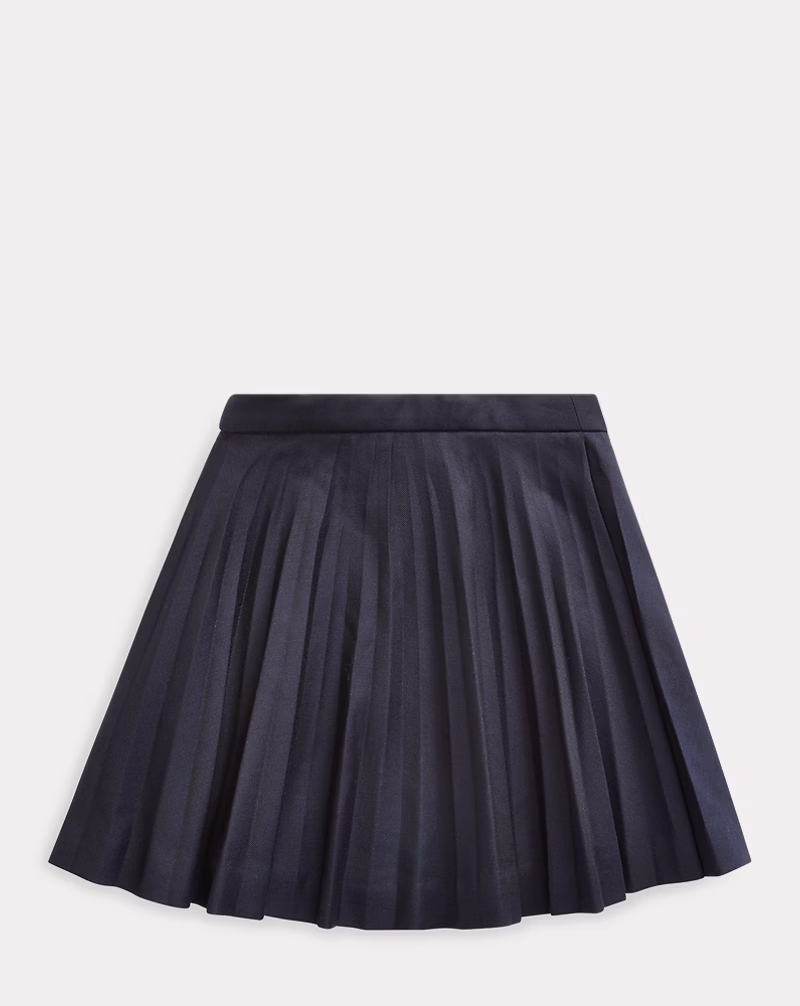 プリーテッド ウール スカート