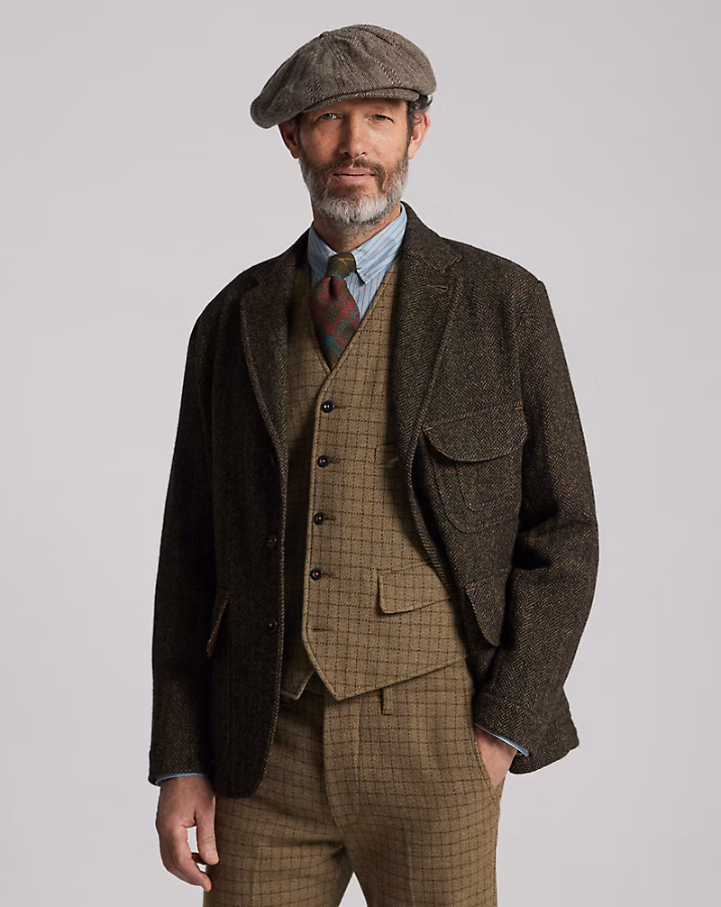 アンコンストラクテッド ウール ツイル スポーツ コート