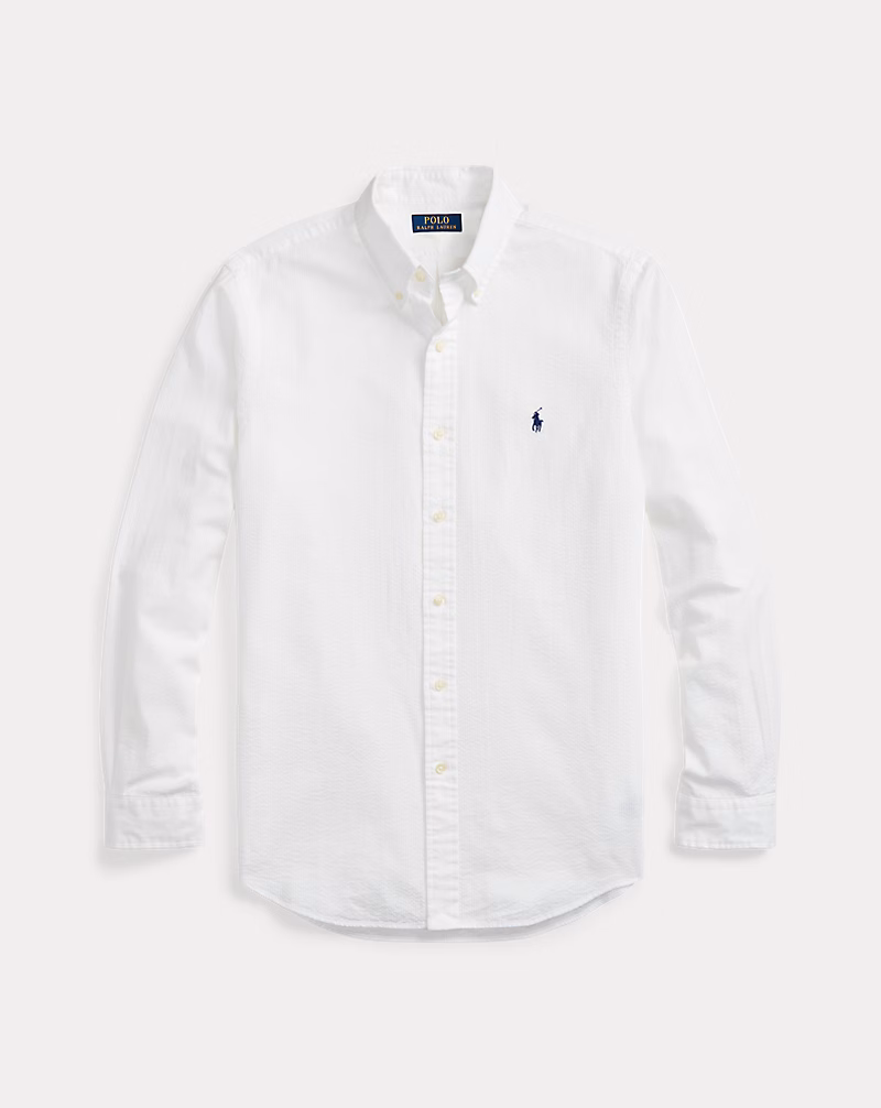 クラシック フィット シアサッカー シャツ