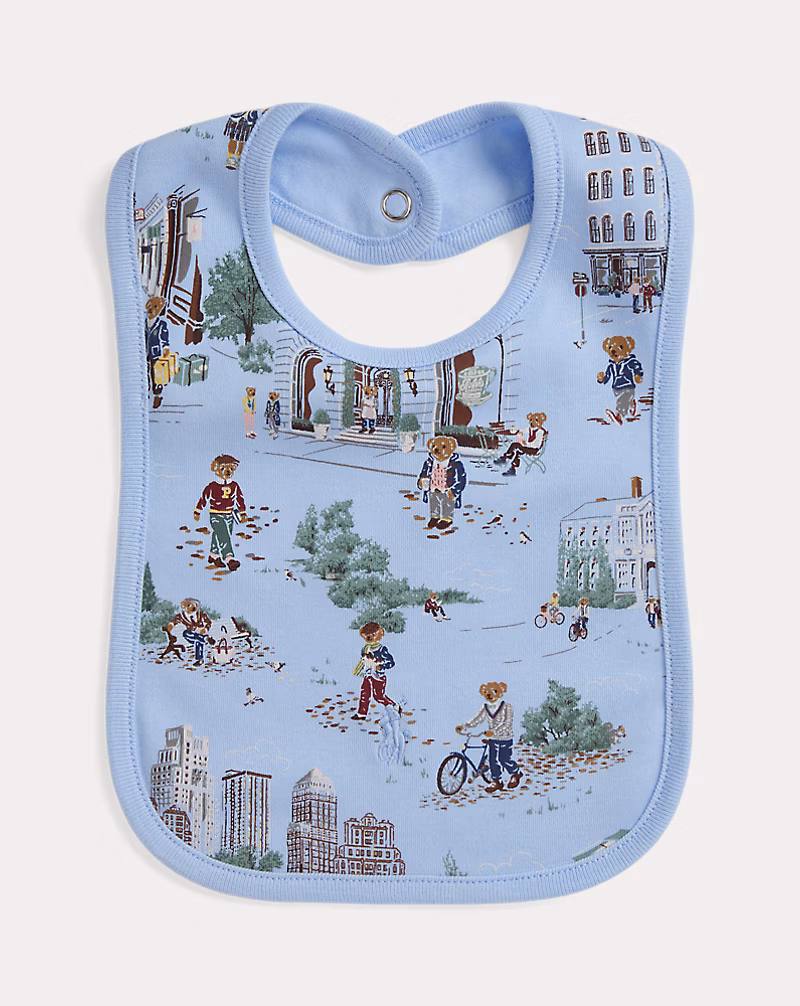 Polo ベア コットン インターロック ビブ