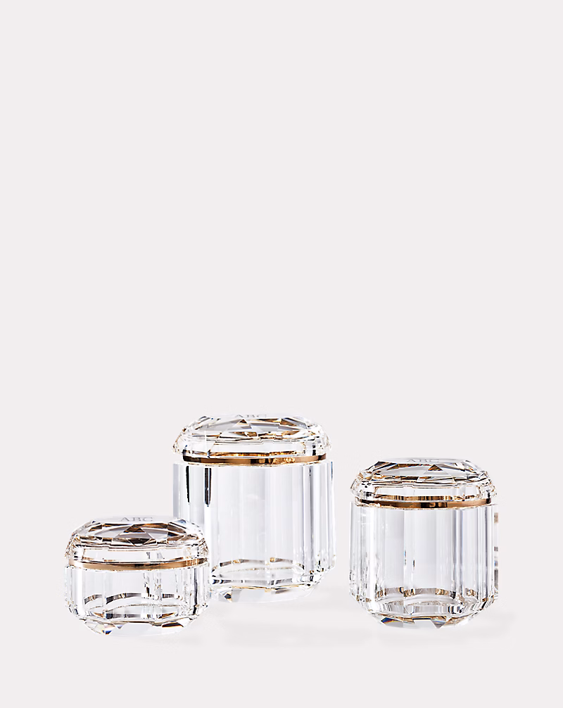 Leigh クリア クリスタル ジャー