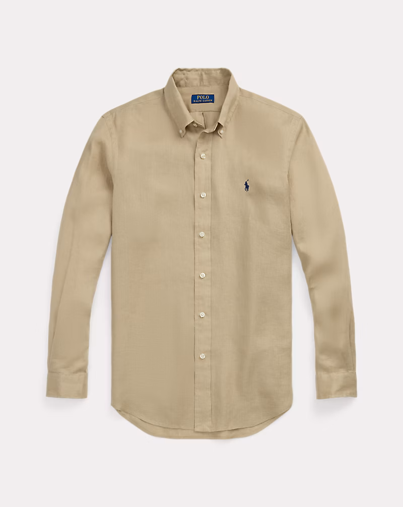 クラシック フィット リネン シャツ