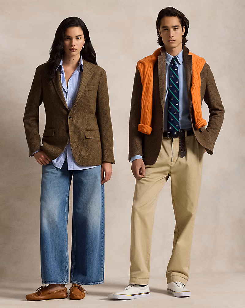 Polo ソフト テーラード ヘリンボーン ジャケット