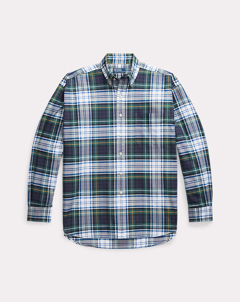 チェック ビッグ シャツ