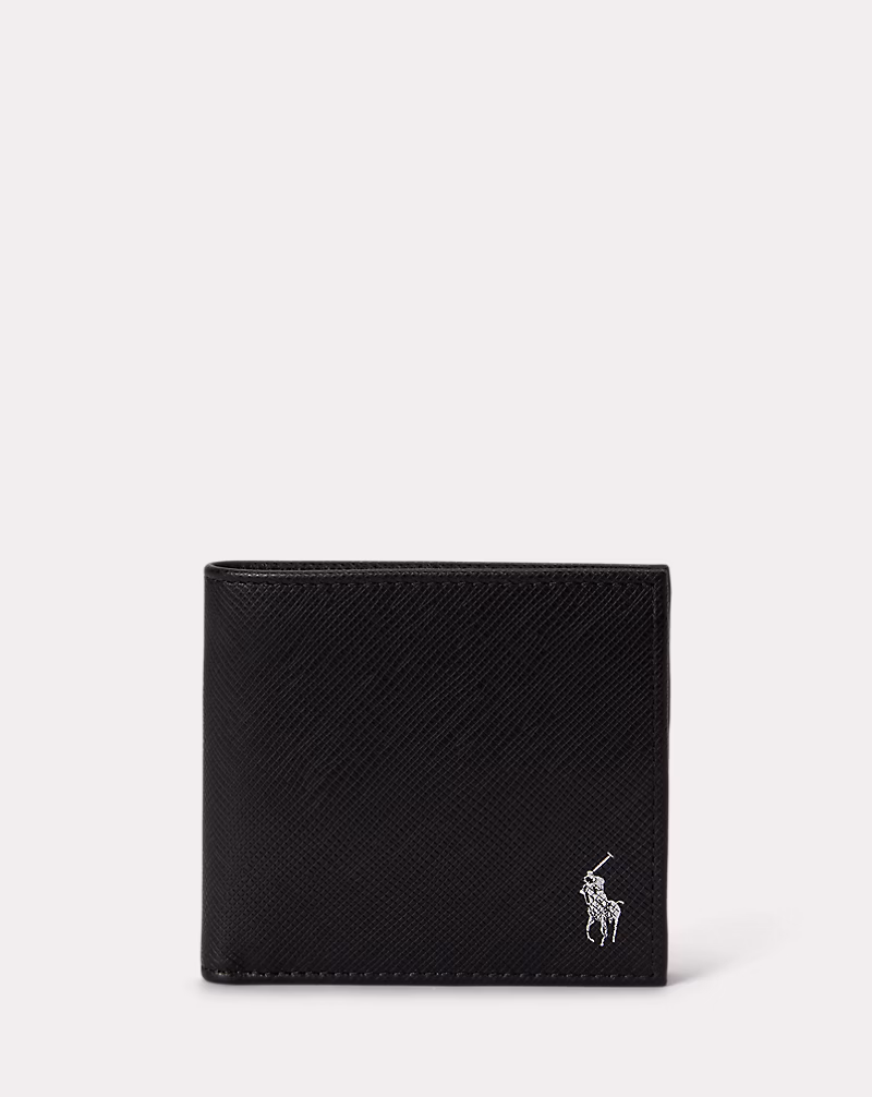 サフィアーノ レザー ビルフォールド コイン ウォレット