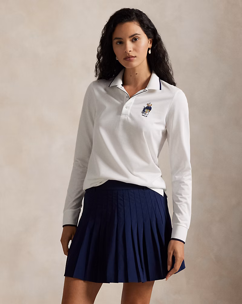 テーラード フィット Polo ベア ジャージー ポロシャツ