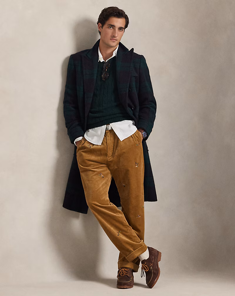 Whitman リラックス フィット エンブロイダリー パンツ