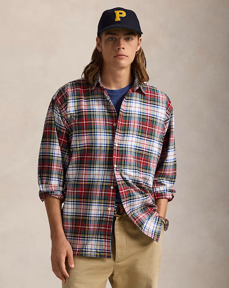 チェック ビッグ シャツ