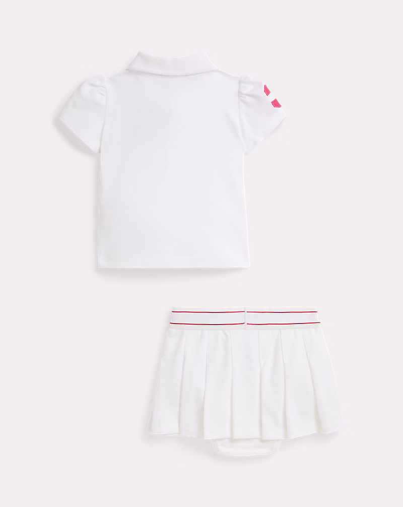 Big Pony メッシュ ポロシャツ & スコート セット