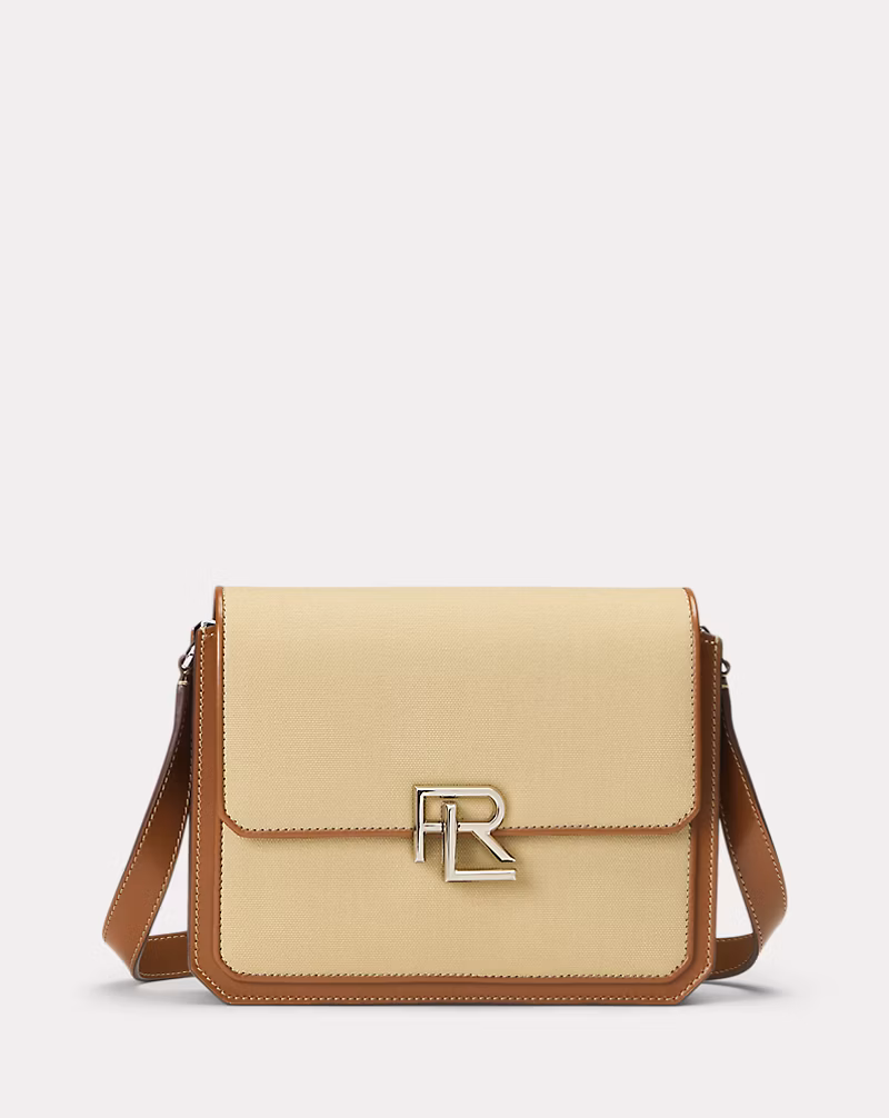 RL 888 カーフスキントリム キャンバス クロスボディ