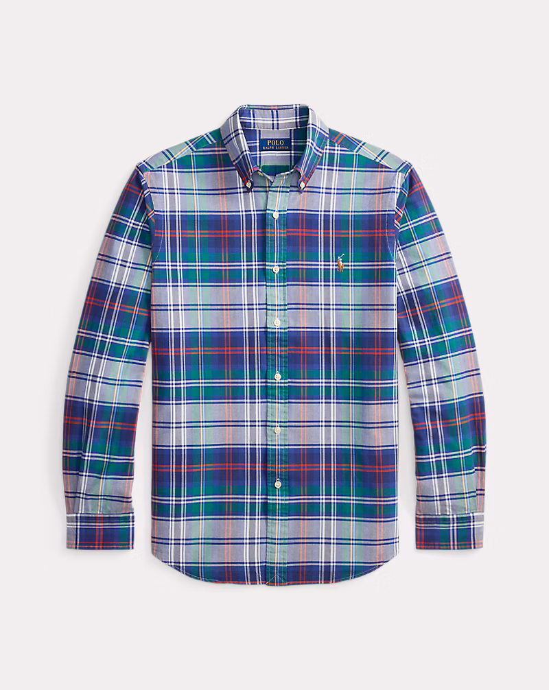 クラシック フィット チェック オックスフォード シャツ