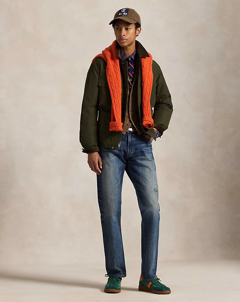 Hampton ストレート ディストレスト ジーンズ