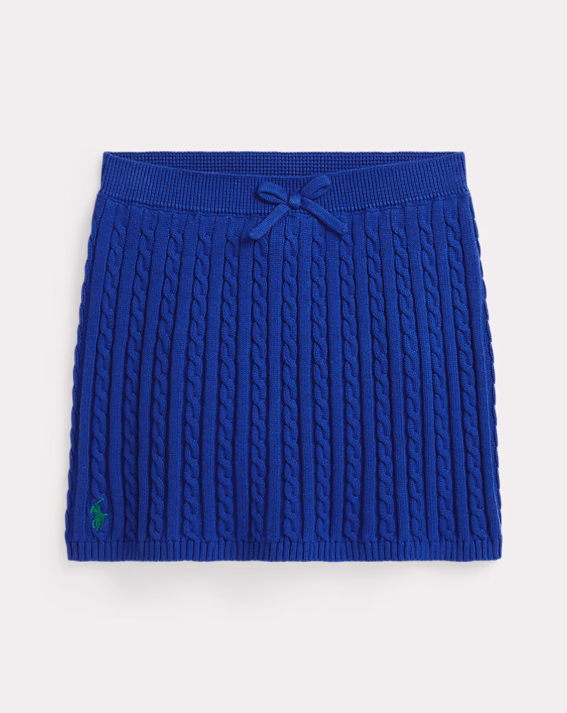 ミニケーブル コットン スカート