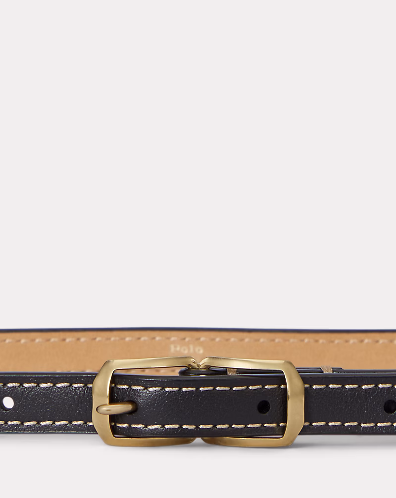 ダブルバックル レザー ベルト