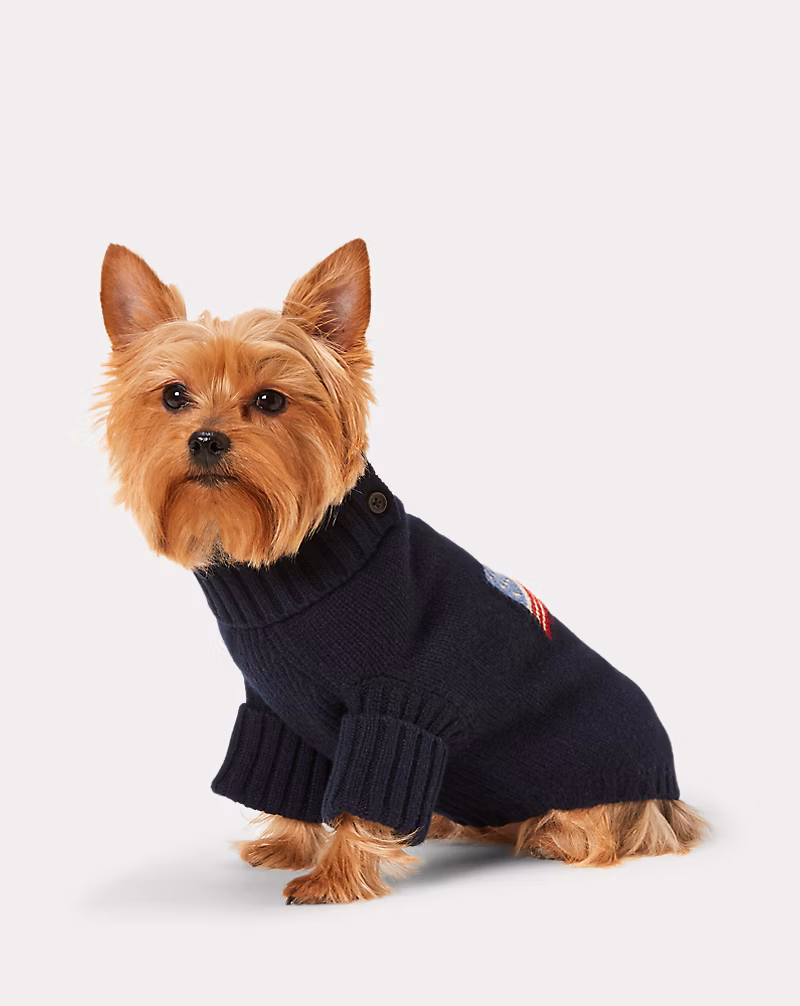 フラッグ ウールカシミヤ ドッグ セーター