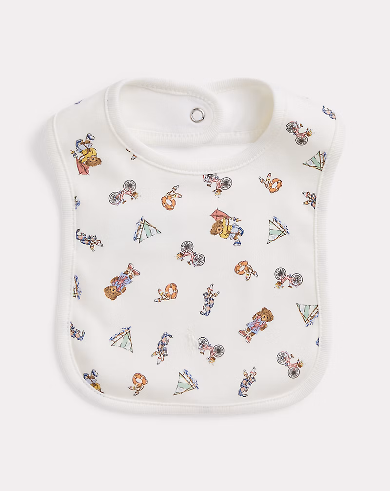 Polo ベア コットン インターロック ビブ