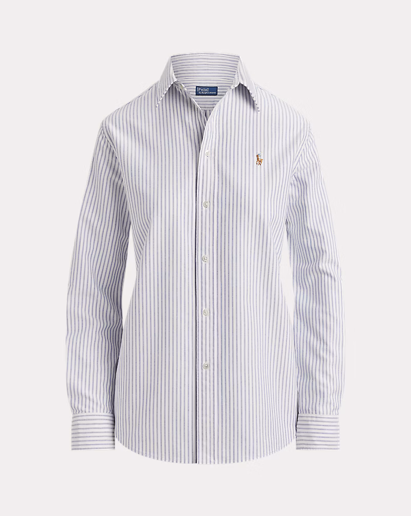 クラシック フィット ストライプド オックスフォード シャツ