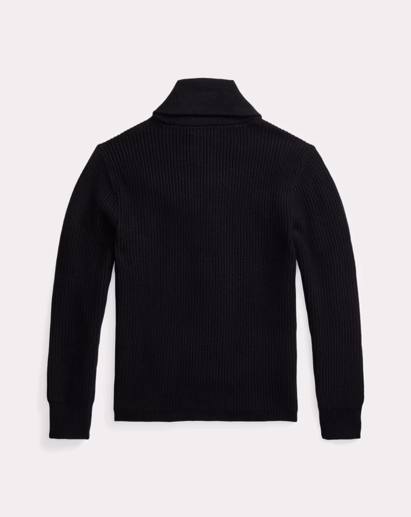 カシミヤ ショールカラー カーディガン