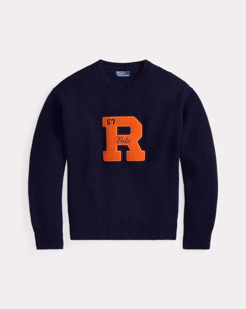 ヴィンテージ フィット ウール レター セーター