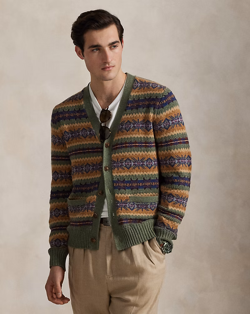 フェア アイル コットンブレンド カーディガン