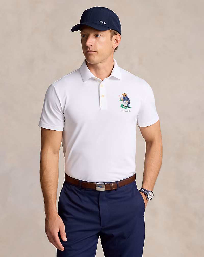 テーラード フィット パフォーマンス ベア ポロシャツ