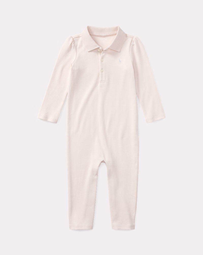 コットン インターロック Polo カバーオール