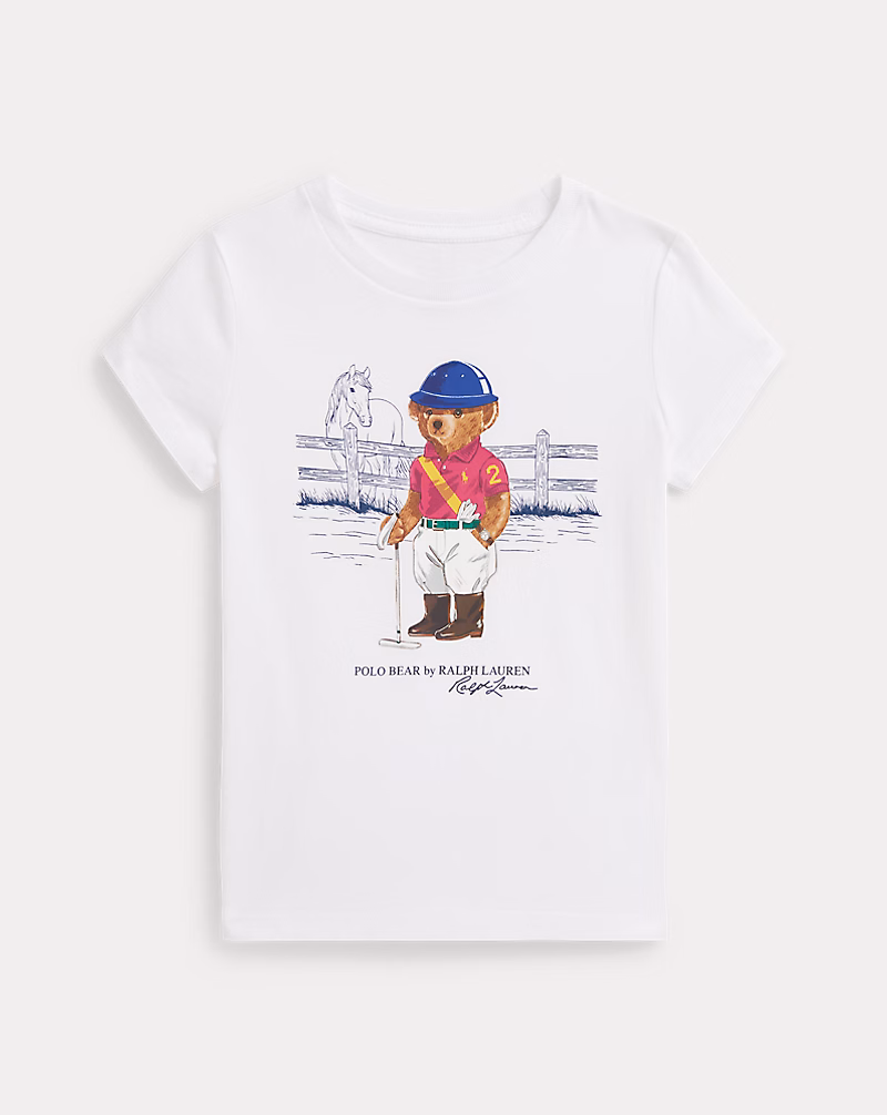 Polo ベア コットン ジャージー Tシャツ