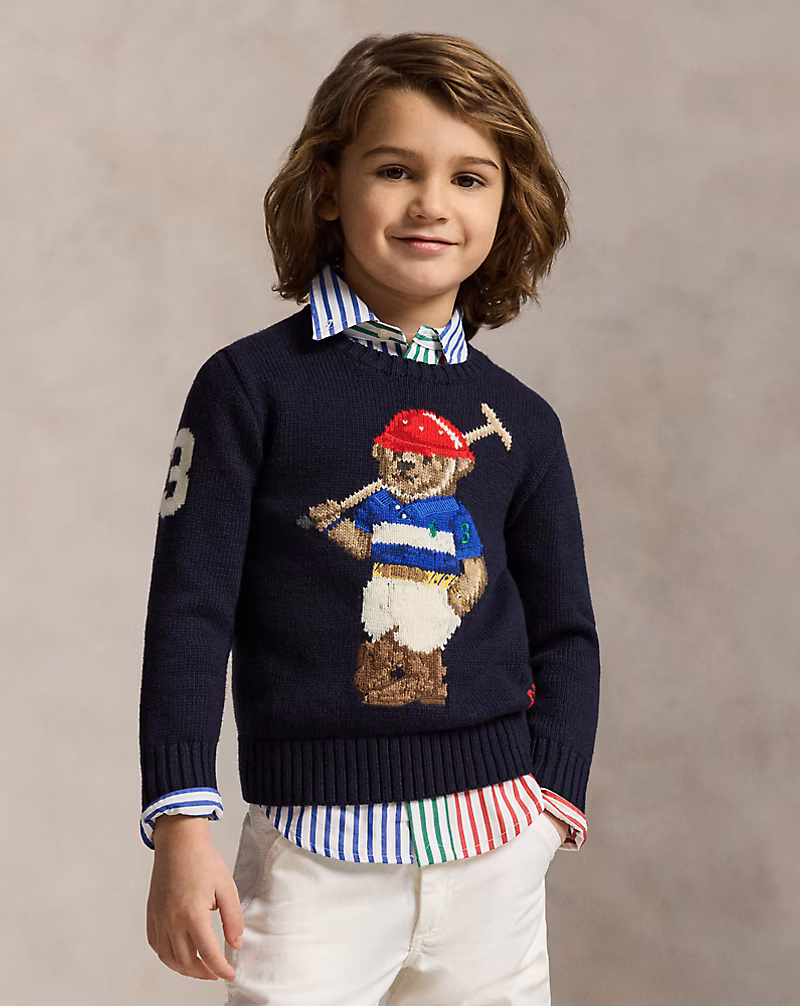 Polo ベア クルーネック セーター