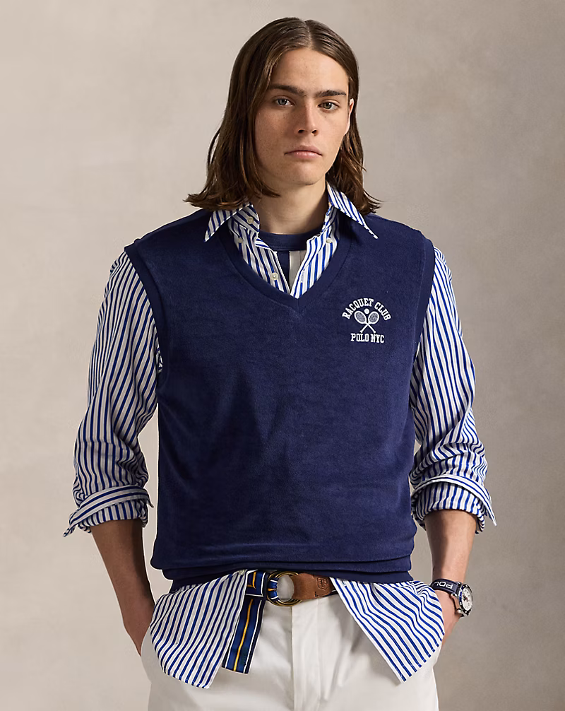 エンブロイダリー テリー ベスト