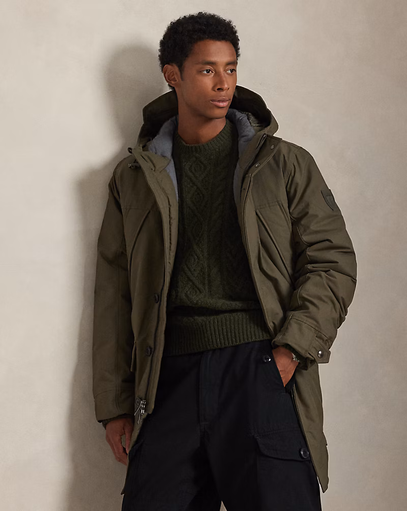 フーデッド ダウン パーカー