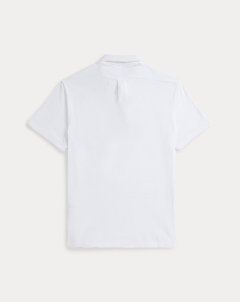 リラックス フィット テリー グラフィック ポロシャツ