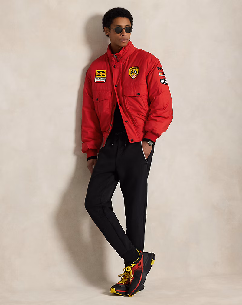 ストレッチ ダブルニット ジョガー パンツ