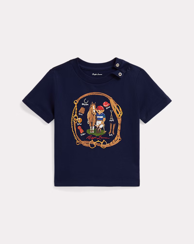 Polo ベア コットン ジャージー Tシャツ