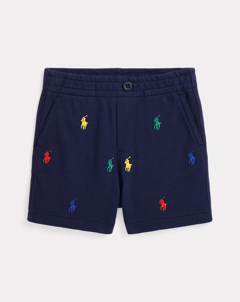 Polo プレップスター コットン メッシュ ショートパンツ