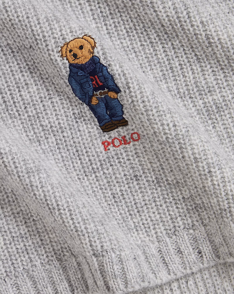 Polo ベア ニット マフラー