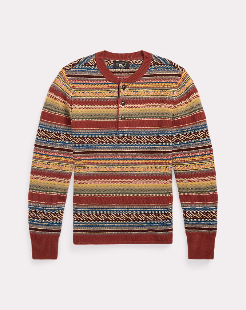 ウールブレンド ヘンリー セーター