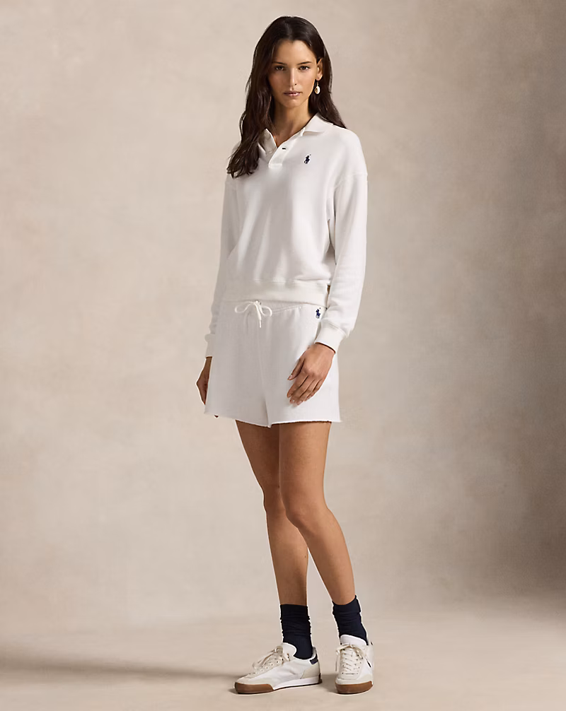 ライトウェイト フリース ドローストリング ショートパンツ