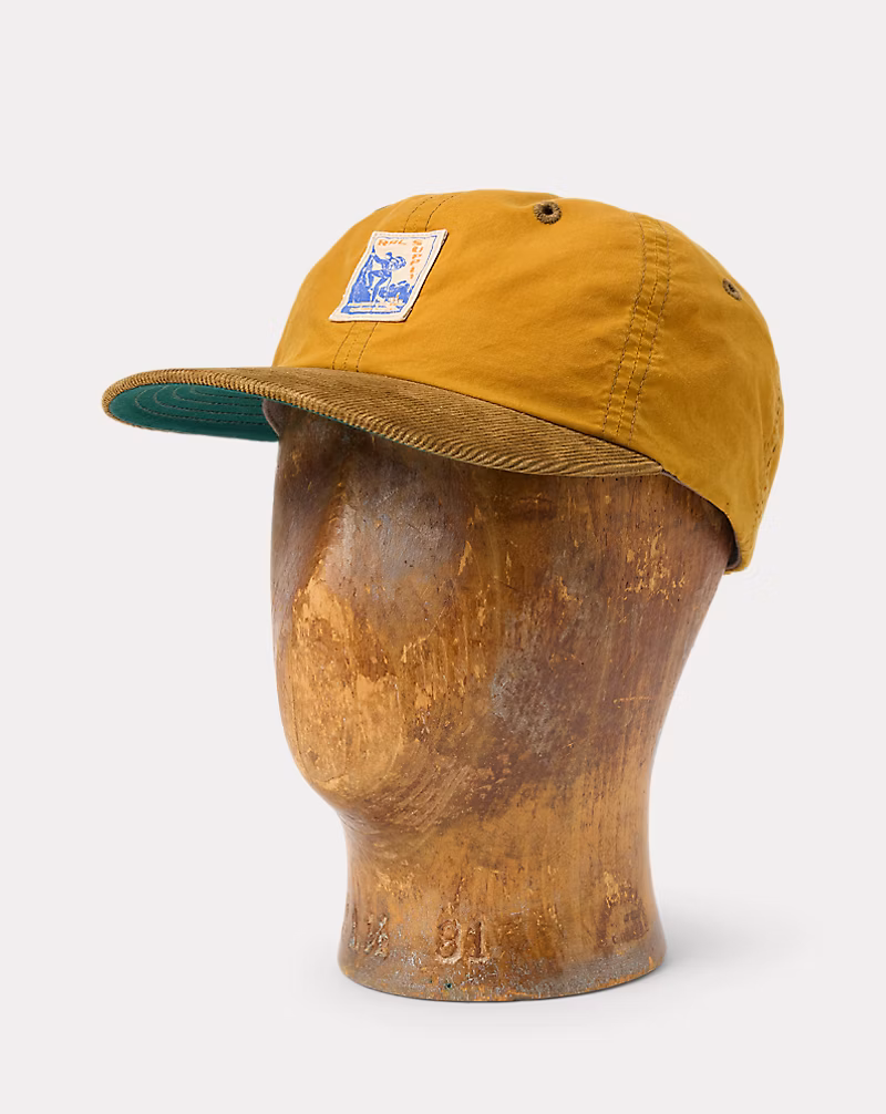 コーデュロイビル オイルクロス ボール キャップ