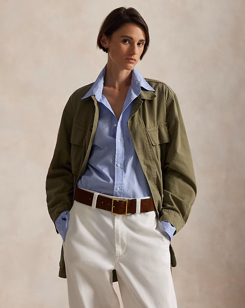 コットン キャンバス ユーティリティ ジャケット