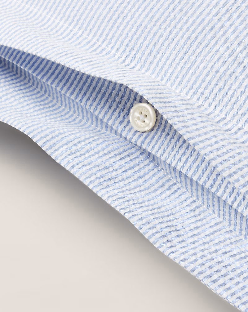 シアサッカー ストライプ シャム