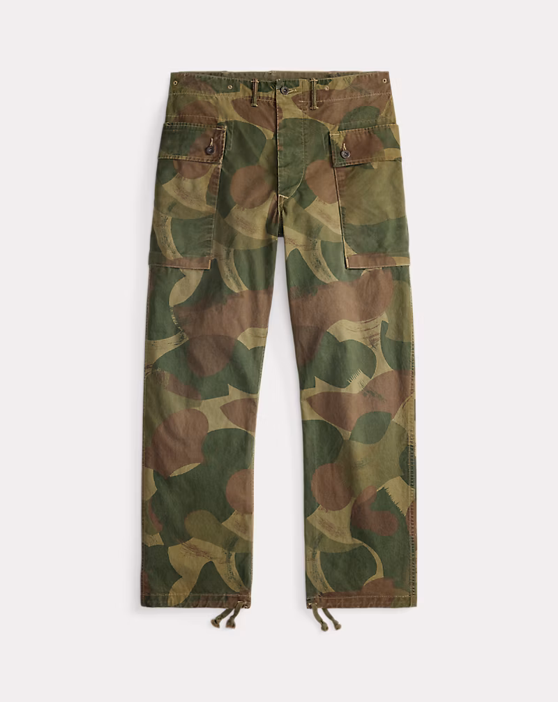 カモ ポプリン カーゴ フィールド パンツ