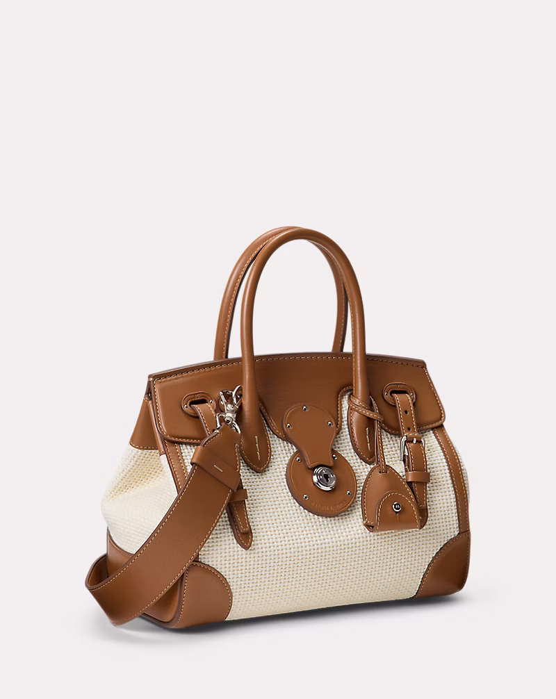 ソフト Ricky 27 カーフスキントリム ウーブン バッグ