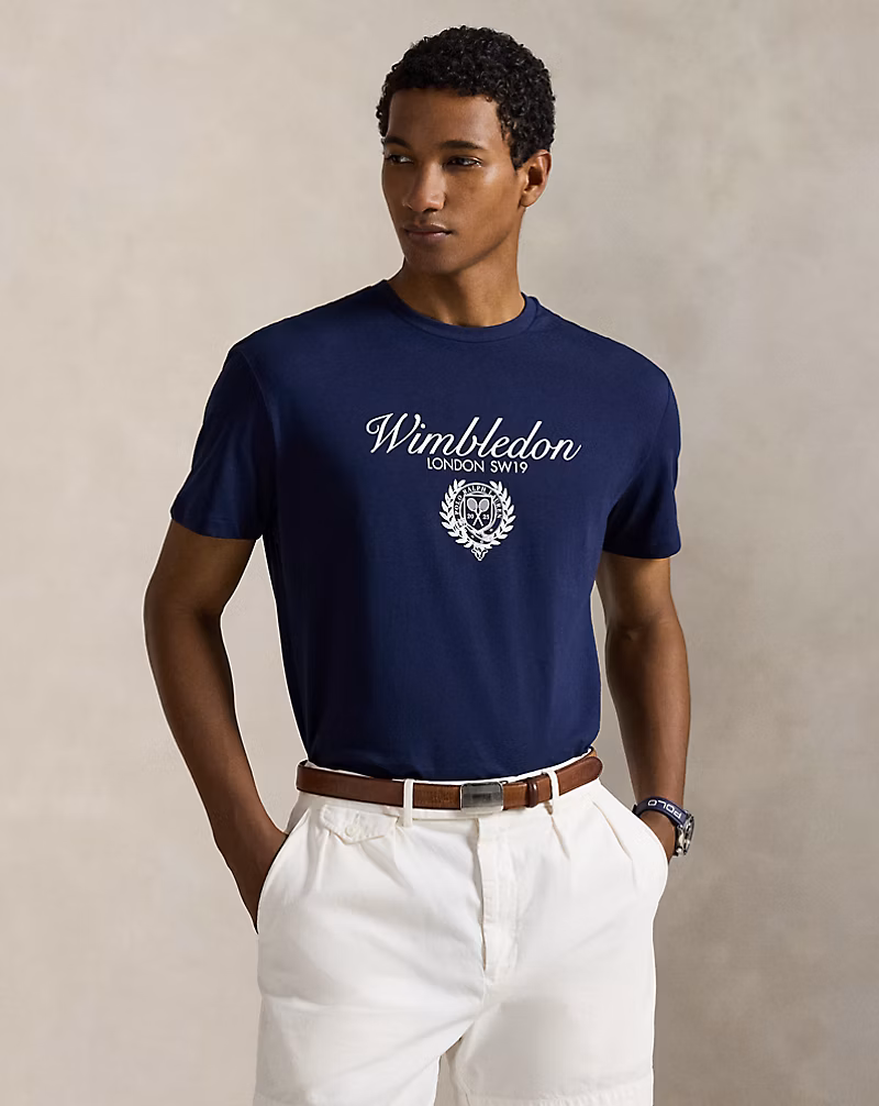 ウィンブルドン クラシック フィット ロゴ Tシャツ