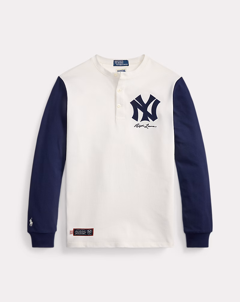 ヤンキース ヘンリーネック シャツ