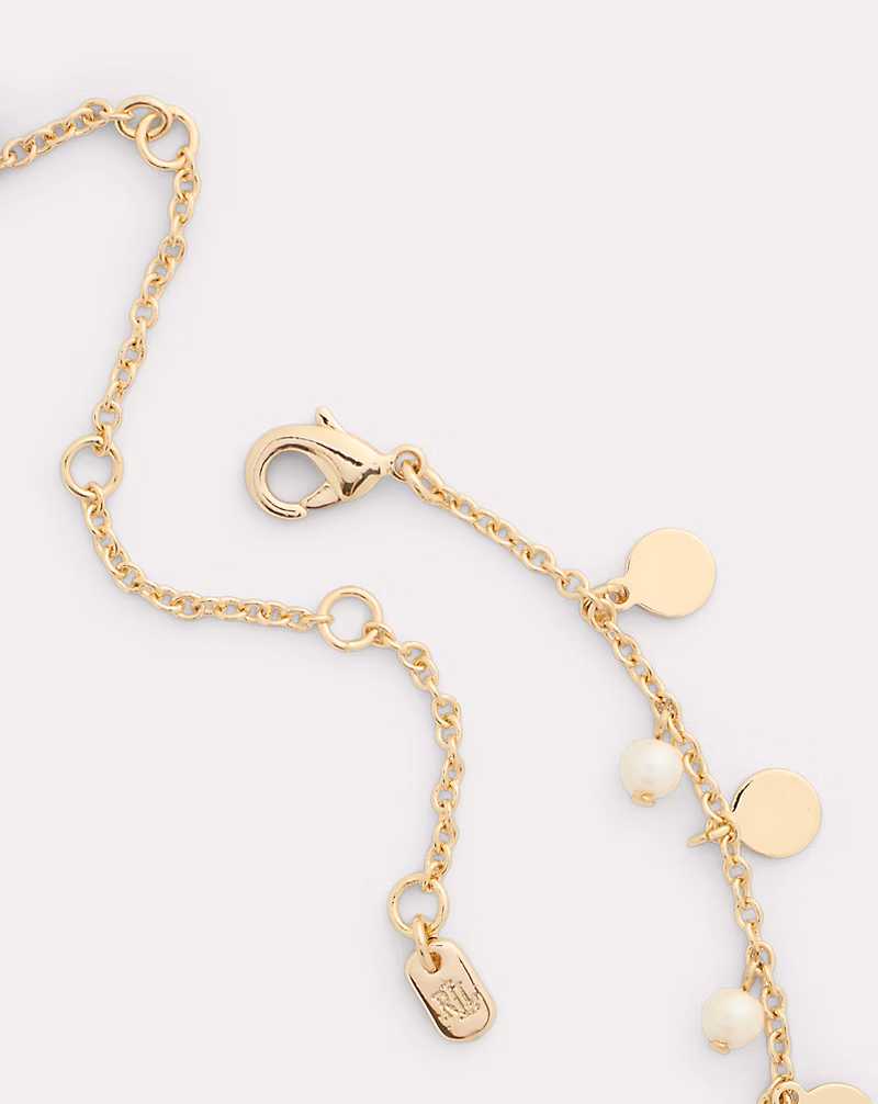 ゴールドプレーテッド フェイクパール ネックレス