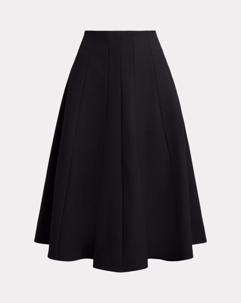 ギャバジン Aライン スカート