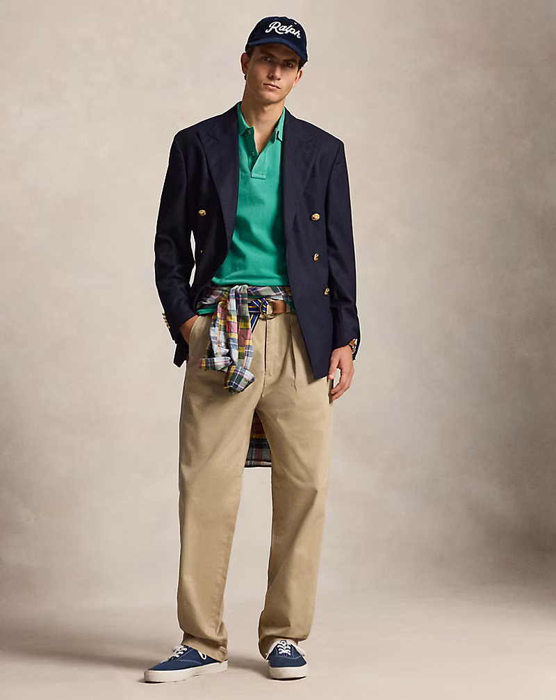 Whitman リラックス フィット プリーテッド チノ パンツ