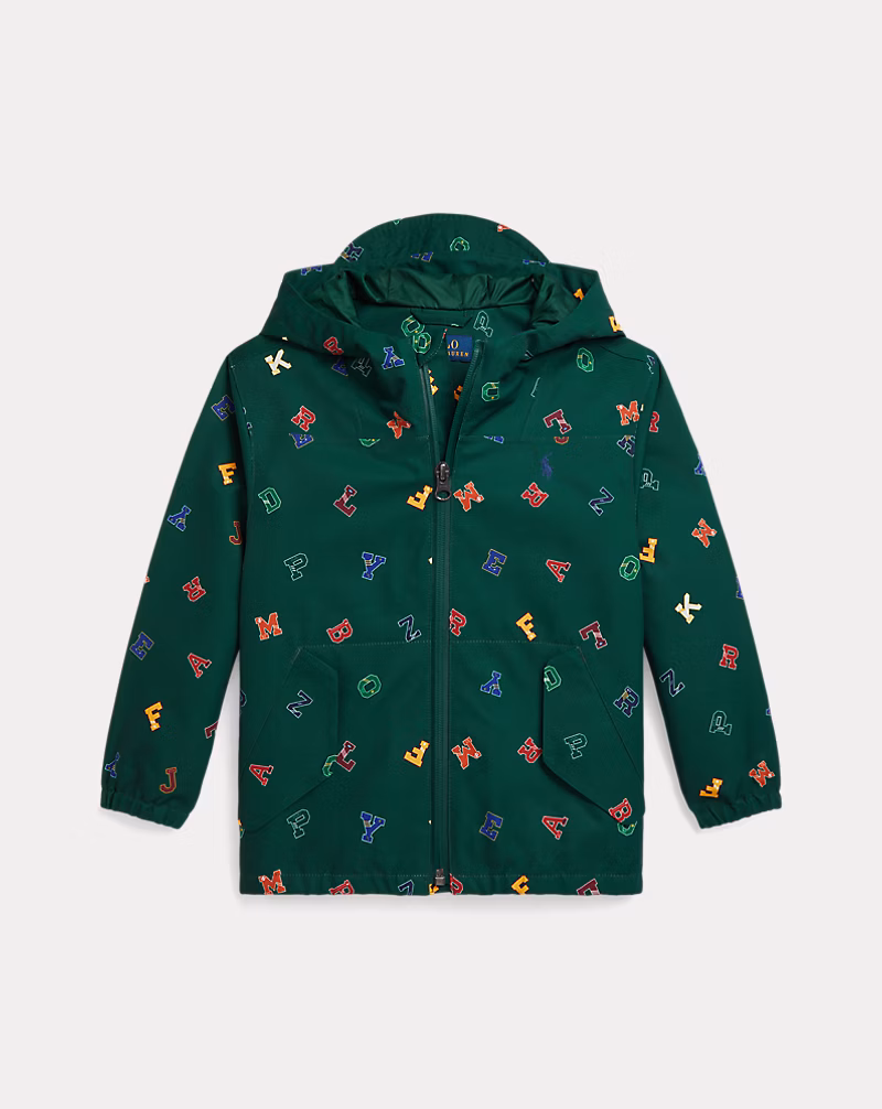 P-Layer 1 レタープリント フーデッド ジャケット