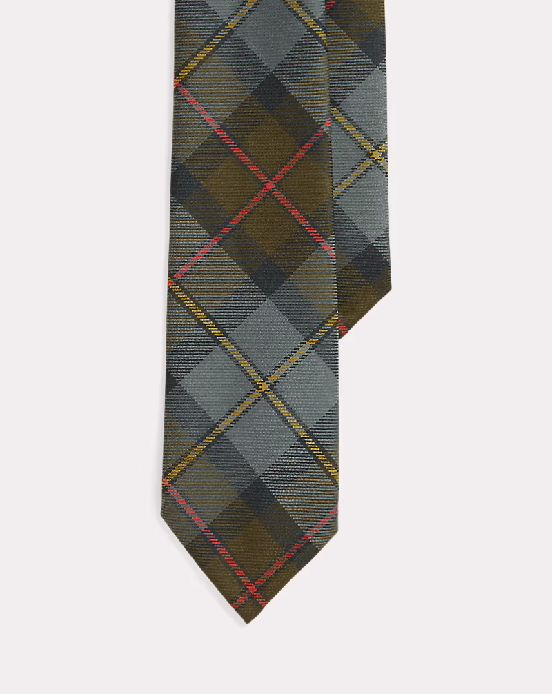 ヴィンテージインスパイアード タータン ウール ネクタイ